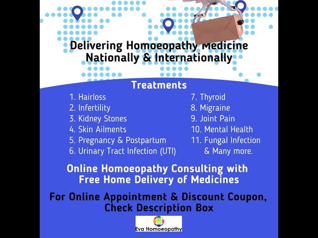 Eva Homoeopathy - Online Homeopathy Consulting with Free Home Delivery of Medicines