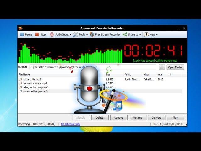 How to use Apowersoft Free Audio Recorder