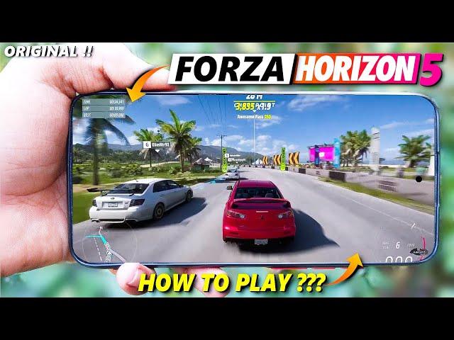 HOW TO PLAY FORZA HORIZON 5 IN MOBILE || PLAY ORIGINAL FORZA HORIZON 5 IN MOBILE BY CLOUD GAMING