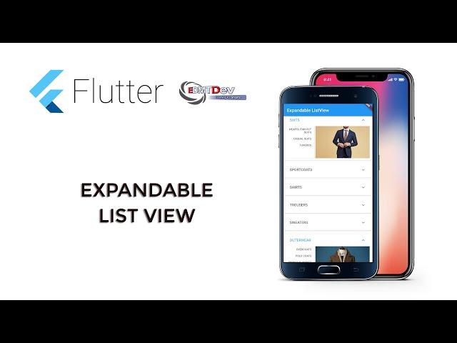 Flutter Tutorial - Expandable List View