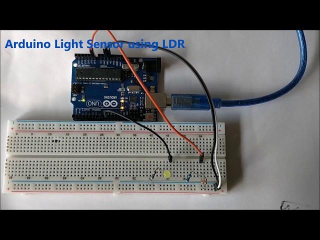 Arduino Light Sensor using LDR