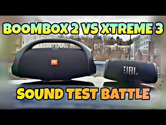 JBL XTREME 3 VS JBL BOOMBOX 2 (SOUND TEST BATTLE)