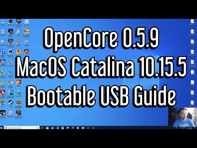 AMD Ryzentosh OpenCore 0.5.9 MacOS Catalina 10.15.5 Bootable USB Guide