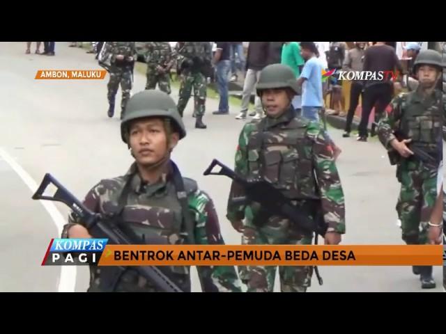 Bentrok 2 Kelompok Pemuda di Ambon