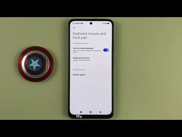 Physical keyboard shortcuts, How to enable virtual keyboard on Xiaomi Redmi Note 11 Android 12
