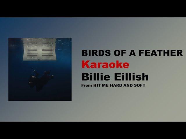 BIRDS OF A FEATHER - Karaoke / Lyrics Billie Eillish