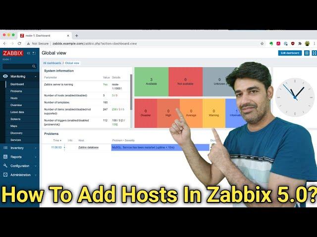 Adding Hosts in Zabbix 5.0 For Monitoring | How To Add Servers For Monitoring In Zabbix?