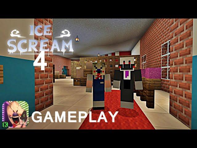 ICE SCREAM 4 MINECRAFT GAMEPLAY