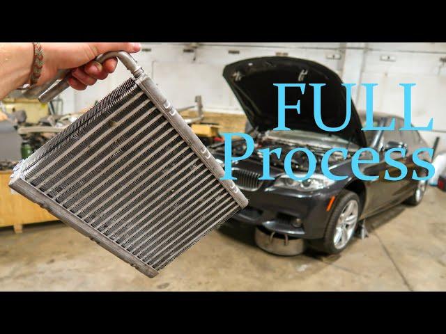 How to Replace a BMW F10 535i A/C Evaporator (Common Issue)