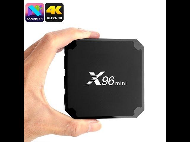 The Best 4K Android 7.1.2 TV Box Under $50 | • X96 Mini Review/Demo •