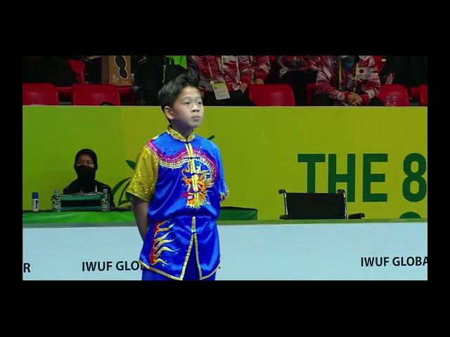 Group B Gunshu 8.783, Allen Liu (CANADA), 2022 World Junior Wushu Championships