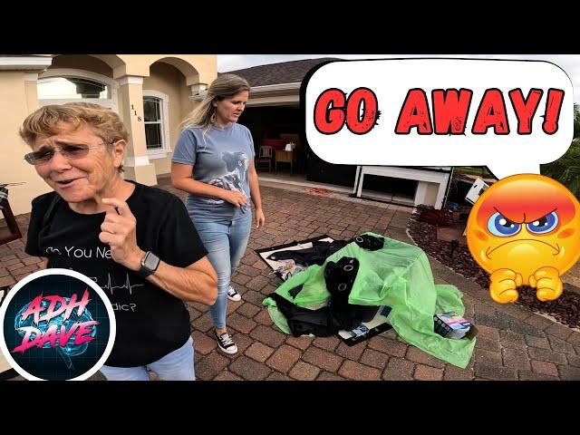 She would not let us shop at her Garage Sale!