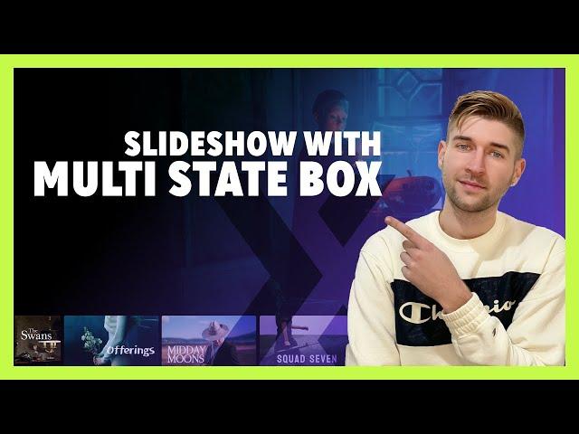 How to build a Slideshow with Multi State Box | Editor X