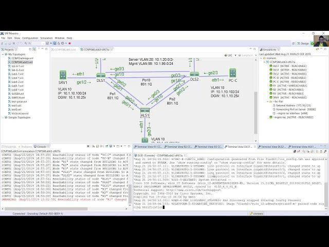 VIRL PE - Erase Startup Configurations on Routers and Switches