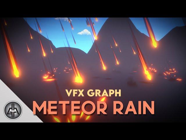 Unity VFX Graph - Meteor Rain Tutorial ( Trails + Trigger Events )