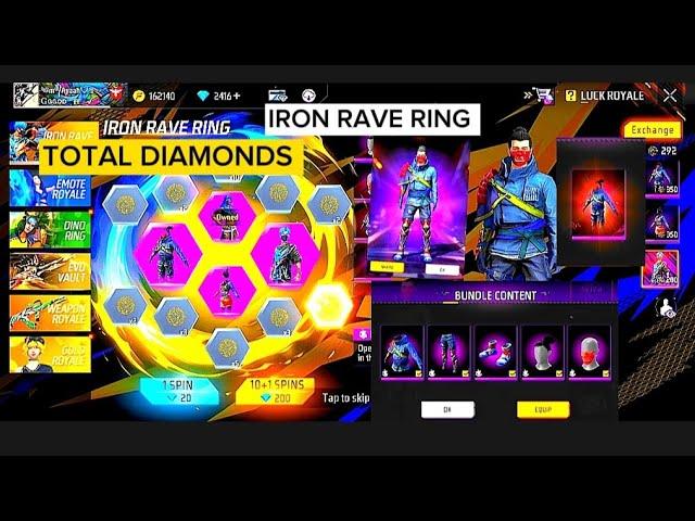 IRON BLADE BUNDLE RING EVENT| FREE FIRE NEW FF EVENT| TODAY| NEW FF EVENT| GARENA FREE FIRE