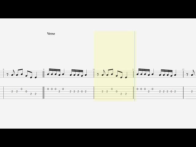 Old Town Road - Easy Version - Guitar Tab - Notes - Chords - Acoustic - Lil Nas X