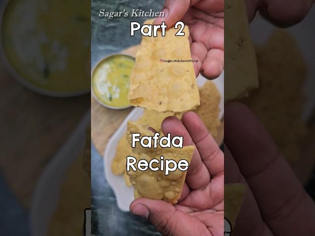 Fafda Recipe Every Gujarati's Favorite Snack #YouTubeShorts #Shorts #Viral #ViralShorts #Fafda