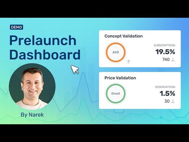 Prelaunch Dashboard Demo