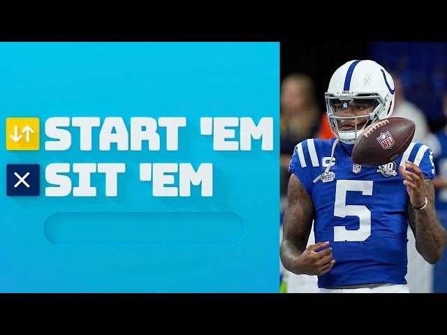 Start 'Em Sit 'Em Week 2 | NFL Fantasy