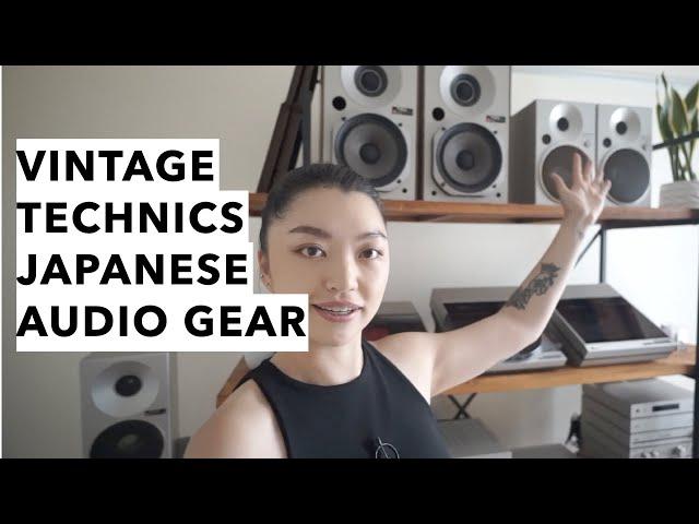 TECHNICS - A Tour of My Technics Shelf - Vintage 1980s Japanese Audio Equipment