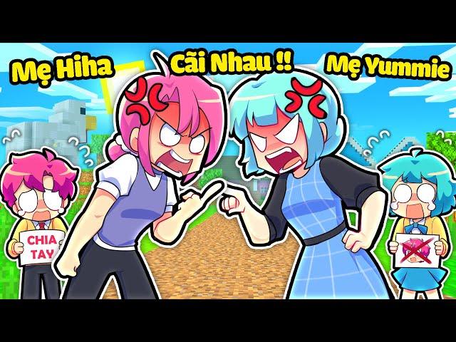 YUMMIE CHIA TAY HIHA KHIẾN CHO MẸ HIHA CÃI NHAU MẸ YUMMIE TRONG MINECRAFT*YUMMIE THỬ LÒNG MẸ 