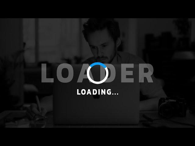 Simple Preloader Design Using Html Css | Pure Css Loader Design Using Html Css Only