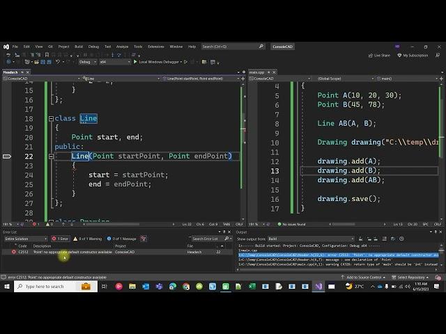 2D CAD Development with C++ in Visual Studio   Part 02