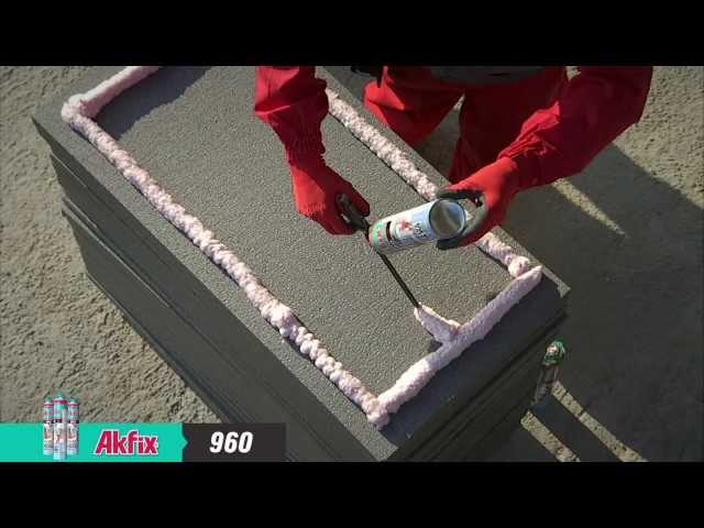 Akfix 960 Adhesive Foam Application (Short Version)