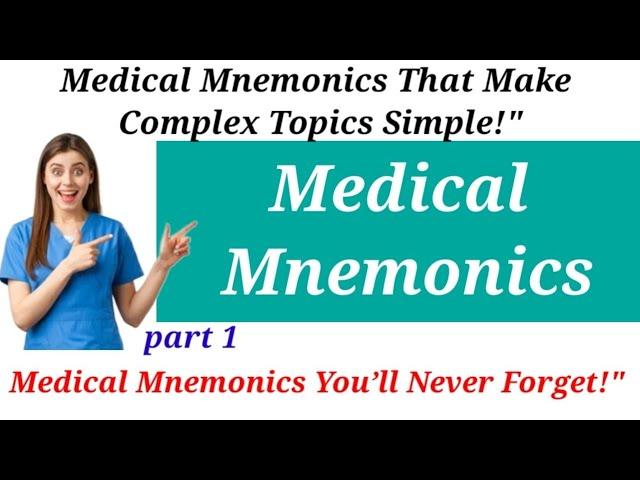 How to Memorize Medical Facts with Simple Mnemonics!Top 5 Medical Mnemonics Every Student ShouldKnow