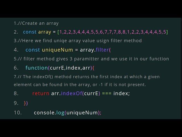 Find unique value from an array JavaScript