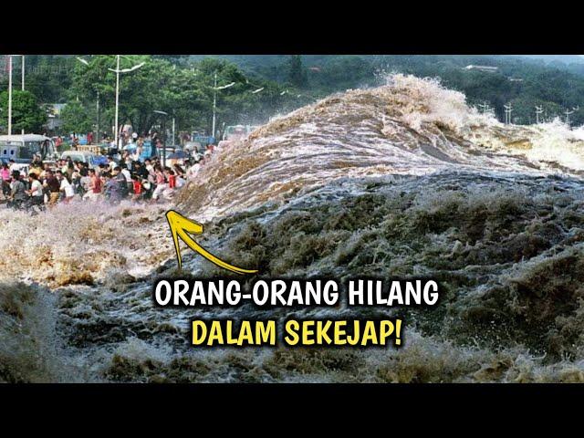 MERINDING! Terekam Detik² Fenomena Alam Mengerikan TIba² Muncul,Saat Orang² Asik Pinggir Sungai