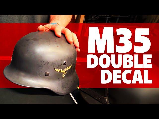 M35 German Helmets: Rare Double Decal Military Antiques Details for Collectors, Historical Insights