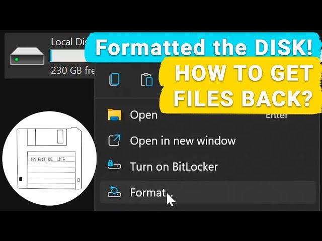  How to Recover Data After Formatting a Hard Disk, USB Drive or a Memory Card 