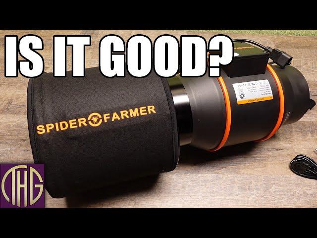 Does This Exhaust Fan Suck?? Spider Farmer 6" Intelligent Fan Kit Unboxing