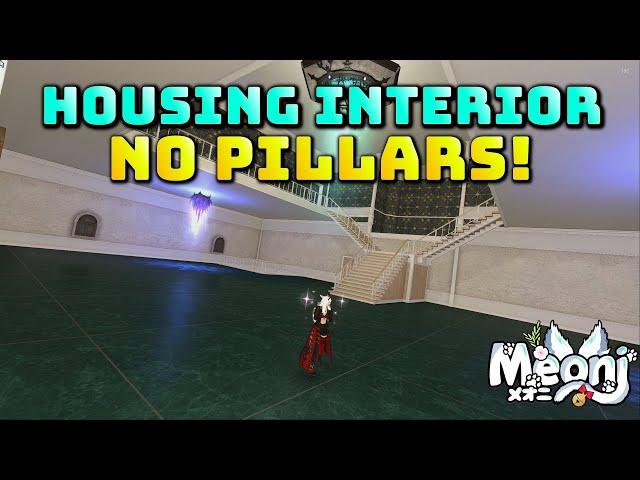 FFXIV: New Housing Interior Designs & Modern NO PILLARS :o