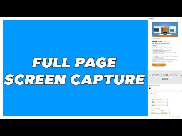 How to Take a Full Page Screen Capture on Windows