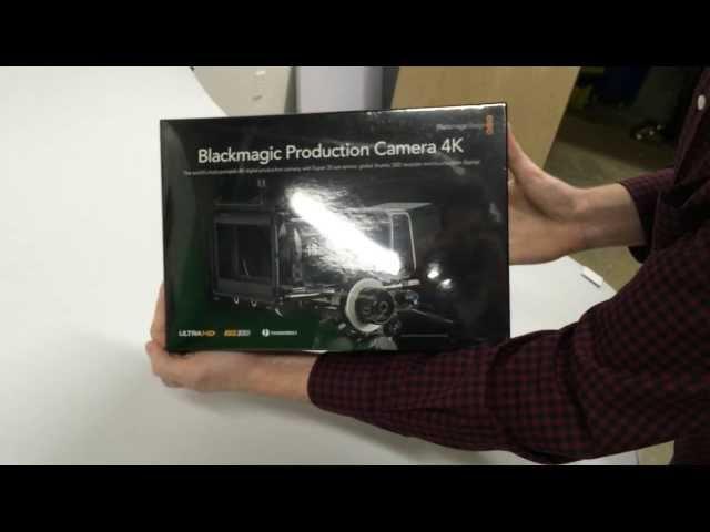 Unboxing the Blackmagic Production Camera 4K