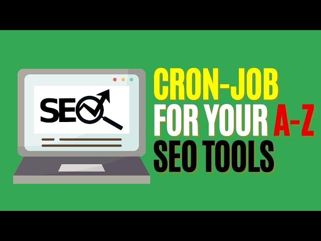 How To Create Cron Jobs On Your A To Z SEO Tools Website | Full Tutorial