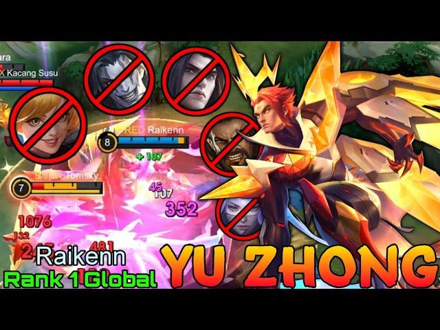 Monster Yu Zhong Powerful EXP Laner - Top 1 Global Yu Zhong by Raikenn - Mobile Legends