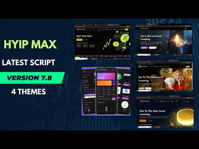 Create New Hyip Investment Website With Hyip Max Latest Script || Hyip Max Version 7.8