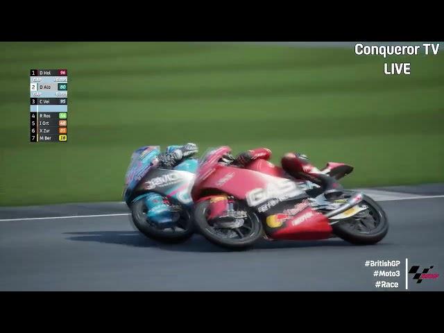 David Alonso Vs ITaiyo FurusatoRace Moto3 Silverstone British Grand Prix #BritishGP 2024