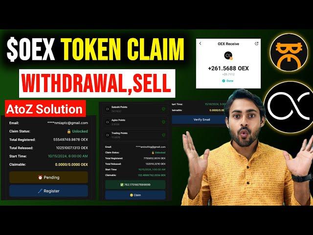 $OEX Token Withdrawal on OpenEx Exchange - Quick & Easy Process [OEX Listing MEXC ]OEX Token Satoshi