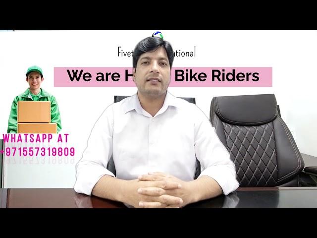 RTA Bike Riders Job | Bike Riders Job In Dubai | DTC | Dubai Taxi Driver Job | Fivetech