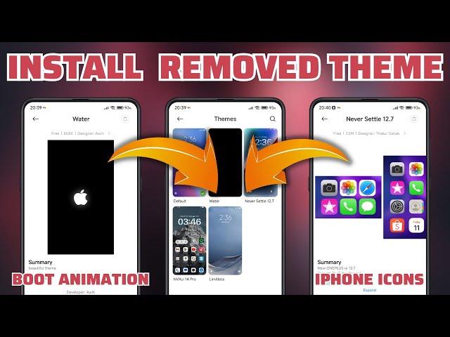 Install Removed Theme On Xiaomi Global | Dynamic Island, iPhone iCons And Boot Animation