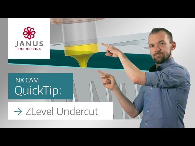 NX CAM Tutorial | New in Siemens NX 2312: ZLevel Undercut