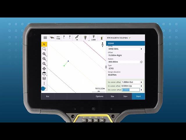 Trimble Access v2023.10: Roads: Strings and Surfaces