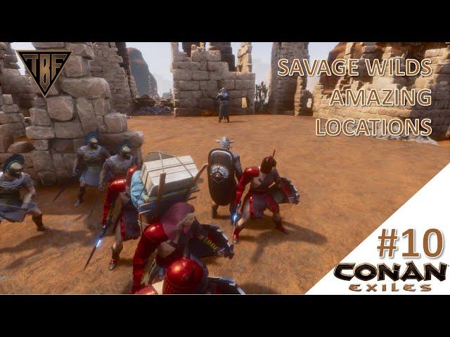 Exploring the map's best locations! Conan Exiles - New Modded Map! The Savage Wilds E10