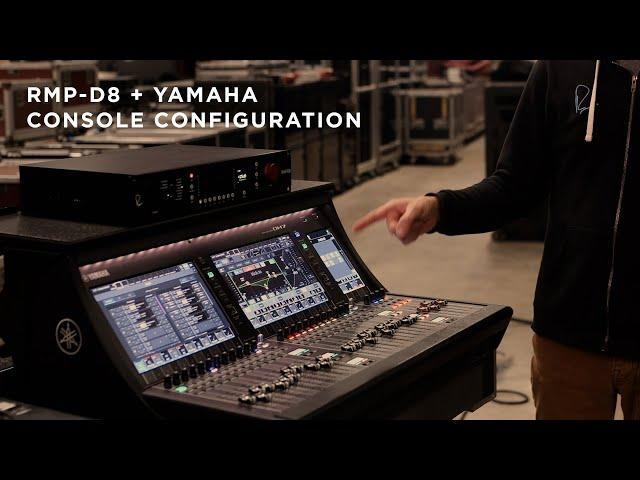 Setting Up the RMP-D8 with a Yamaha Console over Dante