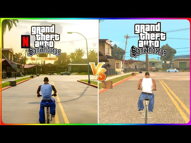 Grand Theft Auto: San Andreas - Netflix Definitive Edition vs. Original Mobile Comparison